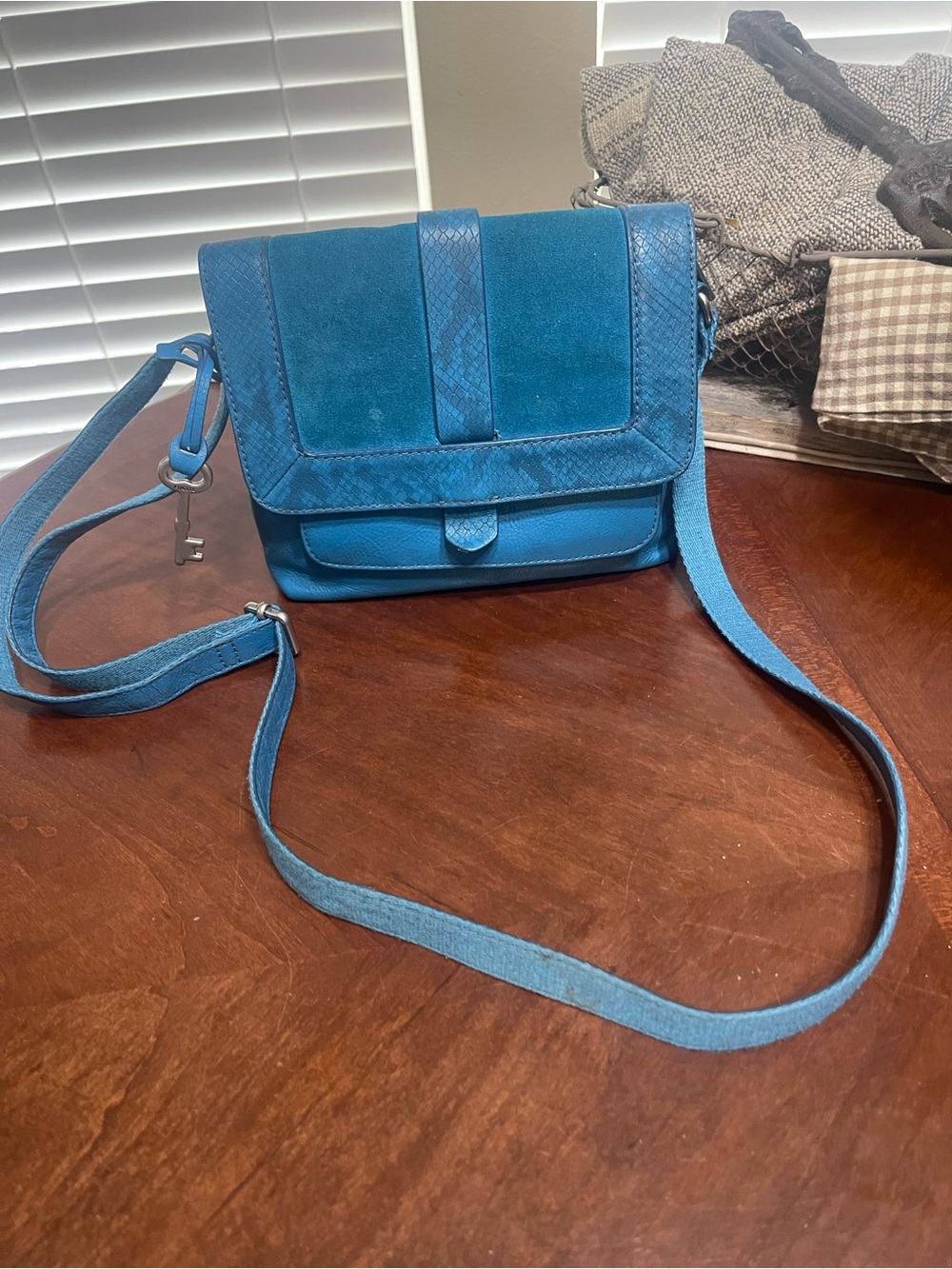 FOSSIL Crossbody Bag Kinley turquoise